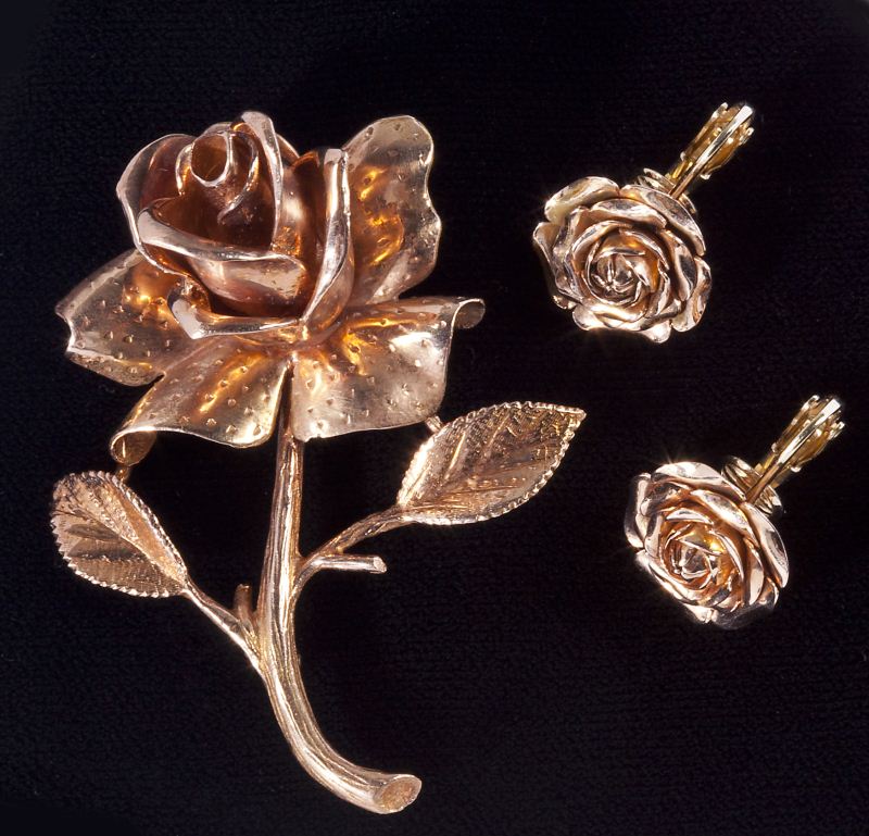 Group of Retro Rose Gold Jewelrythe