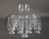 GROUP OF RIEDEL GLASS BARWARE
