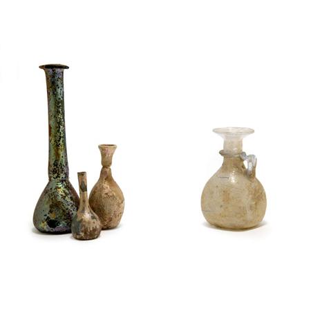 Group of Roman Glass Vessels 	 