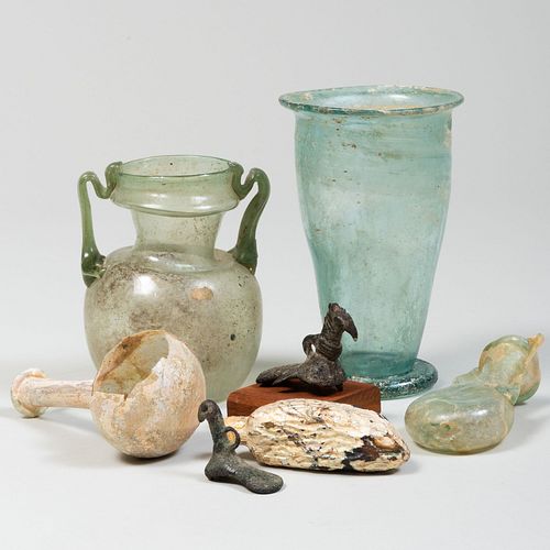 GROUP OF ROMAN GLASS