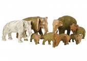 GROUP OF ROYAL DUX ELEPHANT FI