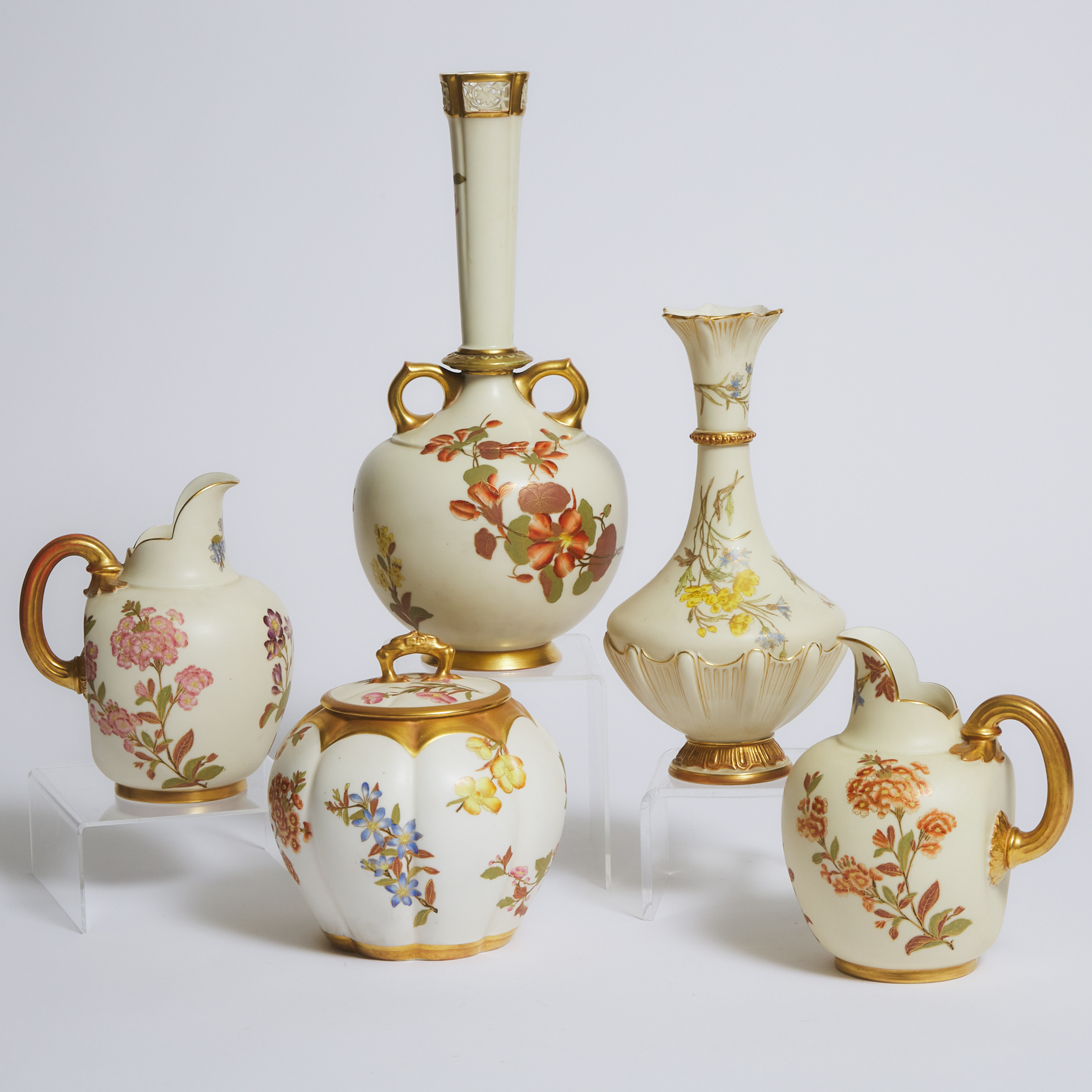 Group of Royal Worcester Porcelain,
