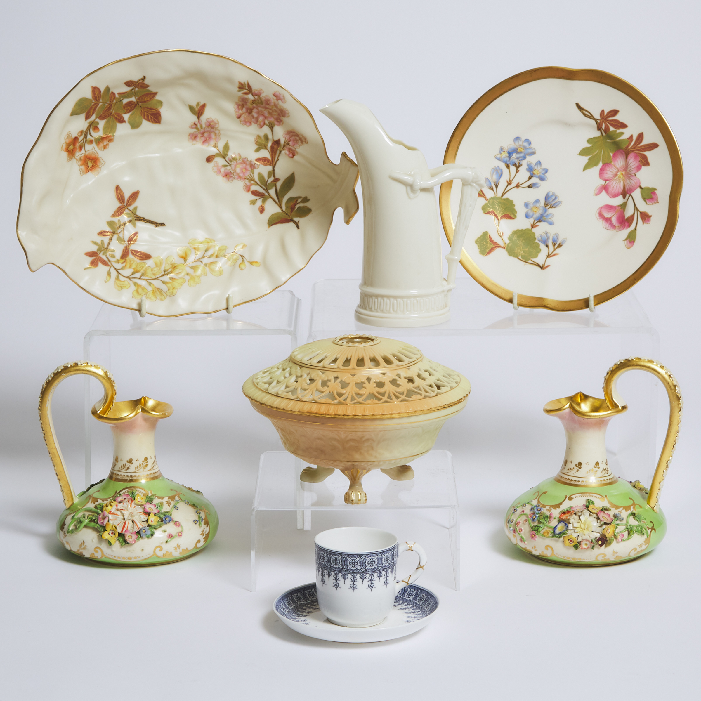 Group of Royal Worcester