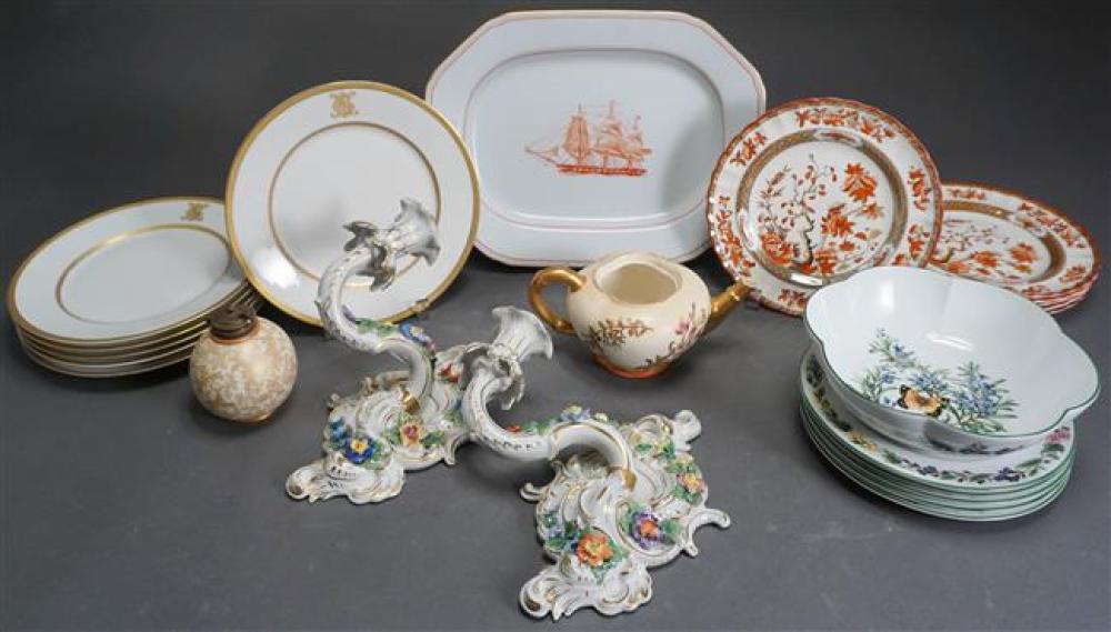 GROUP OF ROYAL WORCESTER, SPODE AND