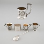 Group of Russian Silver, 19th/
