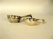 Group of Russian silver table