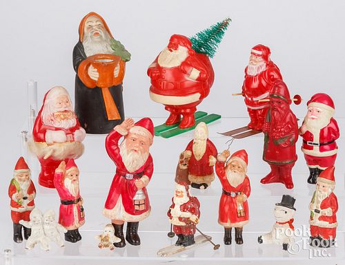 GROUP OF SANTA CLAUS CHRISTMAS