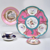 GROUP OF SÃ¨VRES STYLE PINK AN