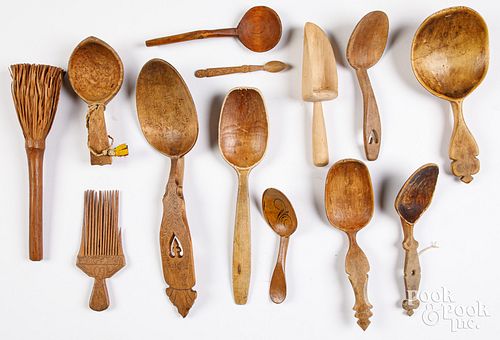 GROUP OF SCANDINAVIAN WOODEN