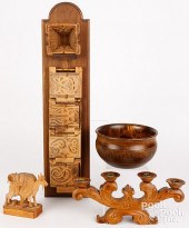 GROUP OF SCANDINAVIAN WOODENWA