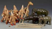 GROUP OF SCHOENHUT CIRCUS FIGU