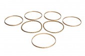 GROUP OF SEVEN 14 KARAT YELLOW