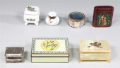 Group of seven antique trinket