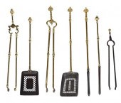 GROUP OF SEVEN ASSORTED BRASS