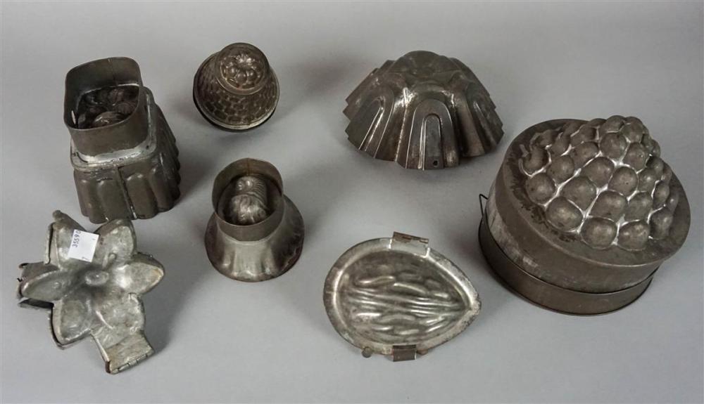 GROUP OF SEVEN ASSORTED COPPER