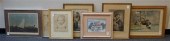 GROUP OF SEVEN ASSORTED WORKS