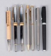 GROUP OF SEVEN BALLPOINT PENSG
