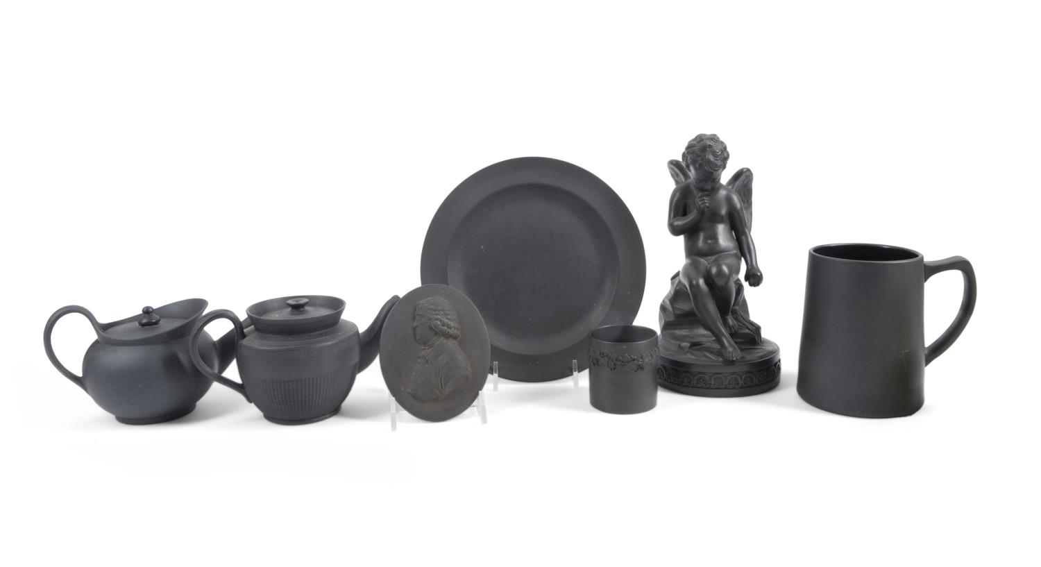 GROUP OF SEVEN BASALT ARTICLES,