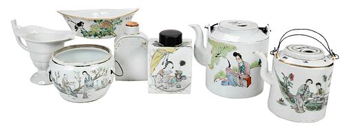 GROUP OF SEVEN CHINESE EXPORT
