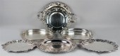 GROUP OF SEVEN CIRCULAR SILVER