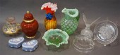 GROUP OF SEVEN CLEAR AND COLOR