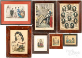 GROUP OF SEVEN COLORED LITHOGR