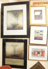 GROUP OF SEVEN CONTEMPORARY PA