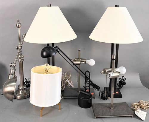 GROUP OF SEVEN CONTEMPORARY TABLE