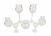 GROUP OF SEVEN CRYSTAL ITEMSGr