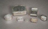 GROUP OF SEVEN ENGLISH SILVER