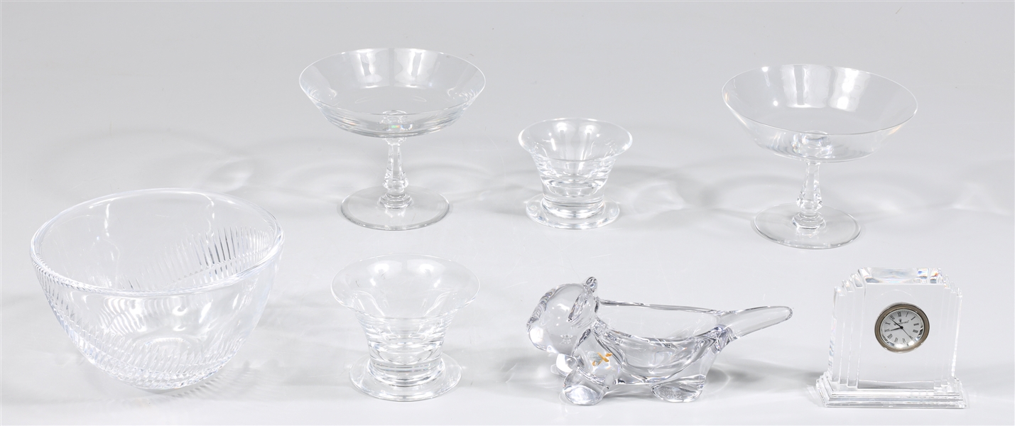 Group of seven fine crystal