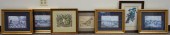 GROUP OF SEVEN FRAMED ASSORTED