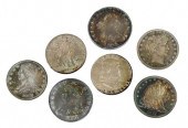 GROUP OF SEVEN HALF DOLLARS, V