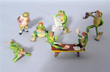 Group of seven miniature Austrian