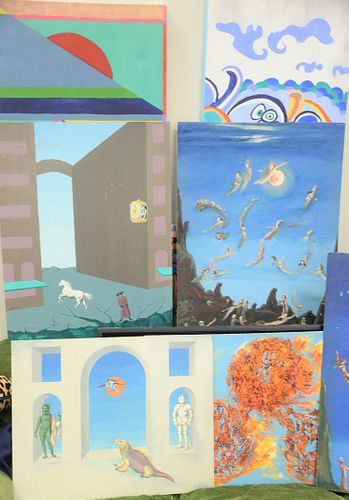 GROUP OF SEVEN NATHAN REICHS EACH