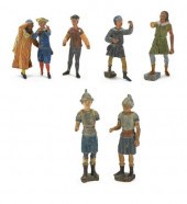 Group of seven Neopolitan crec