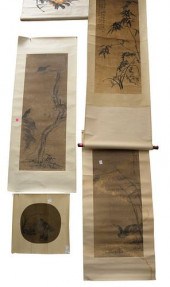 GROUP OF SEVEN ORIENTAL SCROLL