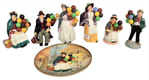 GROUP OF SEVEN ROYAL DOULTON
