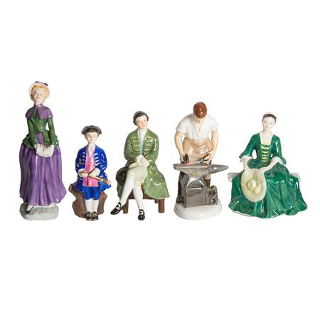 Group of Seven Royal Doulton