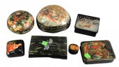GROUP OF SEVEN RUSSIAN LACQUER