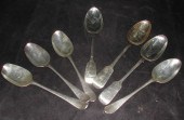 Group of Seven Silver Spoons,