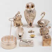 GROUP OF SEVEN SILVER TABLE AR