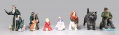 Group of seven vintage Royal D