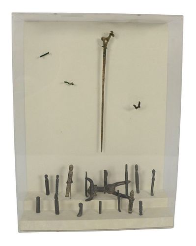 GROUP OF SEVENTEEN BRONZE