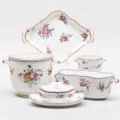 GROUP OF SEVRES COBALT AND FLO