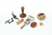 GROUP OF SEWING IMPLEMENTS.  A
