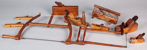 GROUP OF SHAKER HAND TOOLS, 19TH