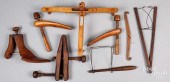 GROUP OF SHAKER ITEMS, 19TH AN