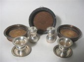 Group of Sheffield plate and s