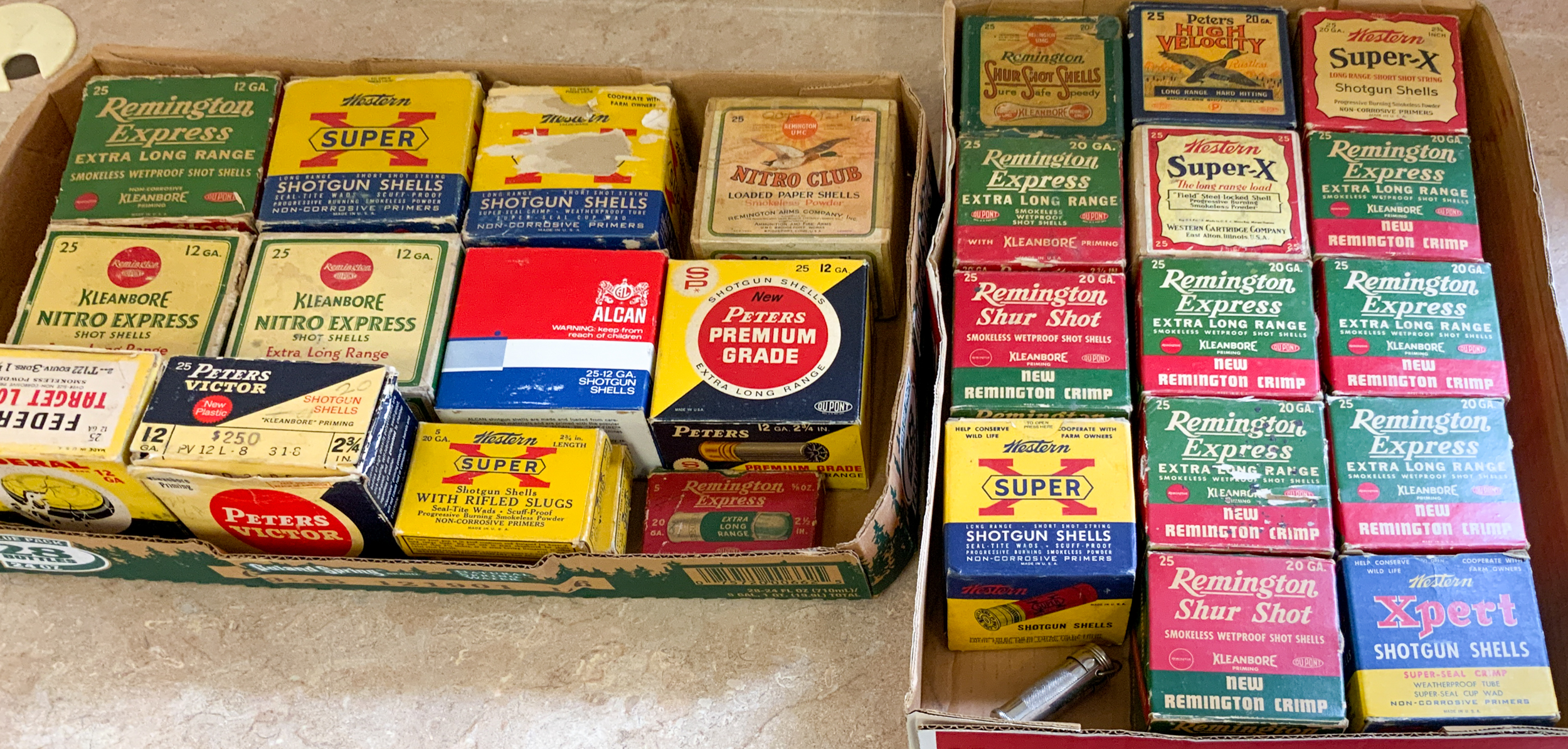 GROUP OF SHOTGUN SHELL BOXES 12